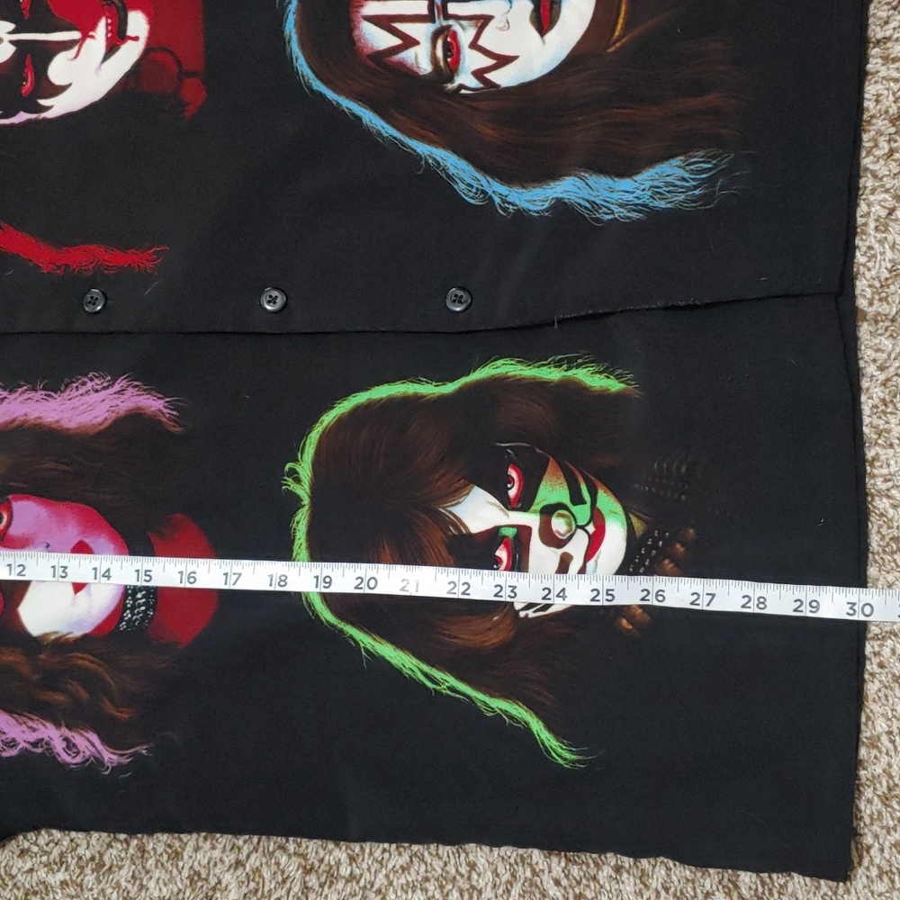 Vintage Y2K KISS Button Down 2001 Shirt Men's Size L - Picture 7 of 7